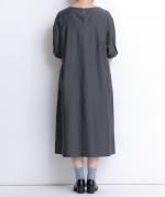 ビスコースリネンナイロン　ワンピース